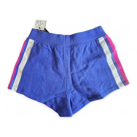 Polo Ralph Lauren Girls Stiped Fleece Shorts Size Medium (8-10) Blu/Pink NWT - Picture 3 of 6